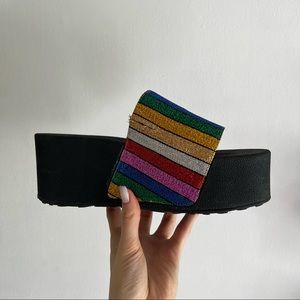 Jessica Simpson Rainbow Platform Slides